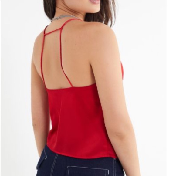 URBAN OUTFITTERS RED CAMISOLE WORN ONCE M - Picture 1 of 3
